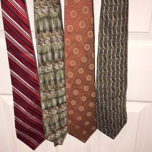 Lot of 4 neckties